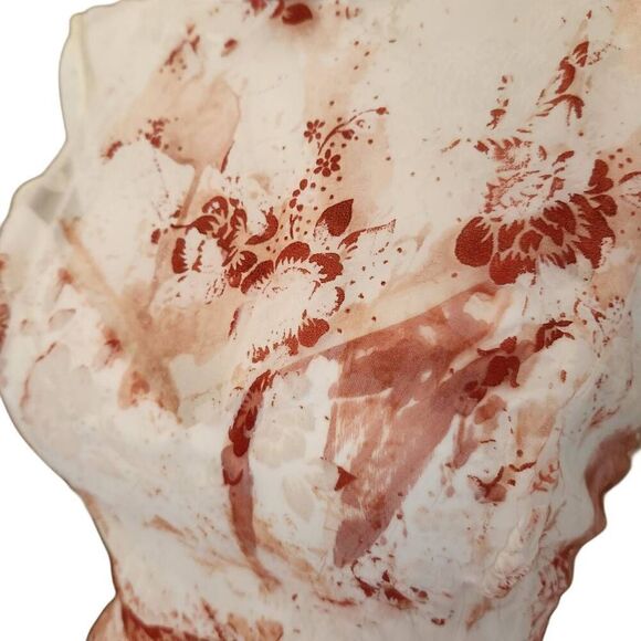 Womens vintage wedding dress xxs costume floral horror thriller bloody Hollywood - Picture 2 of 5